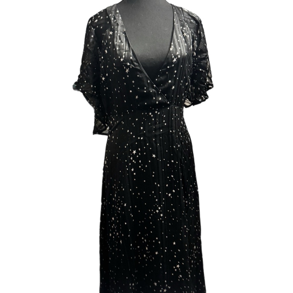 Elegant Black Starry Dress